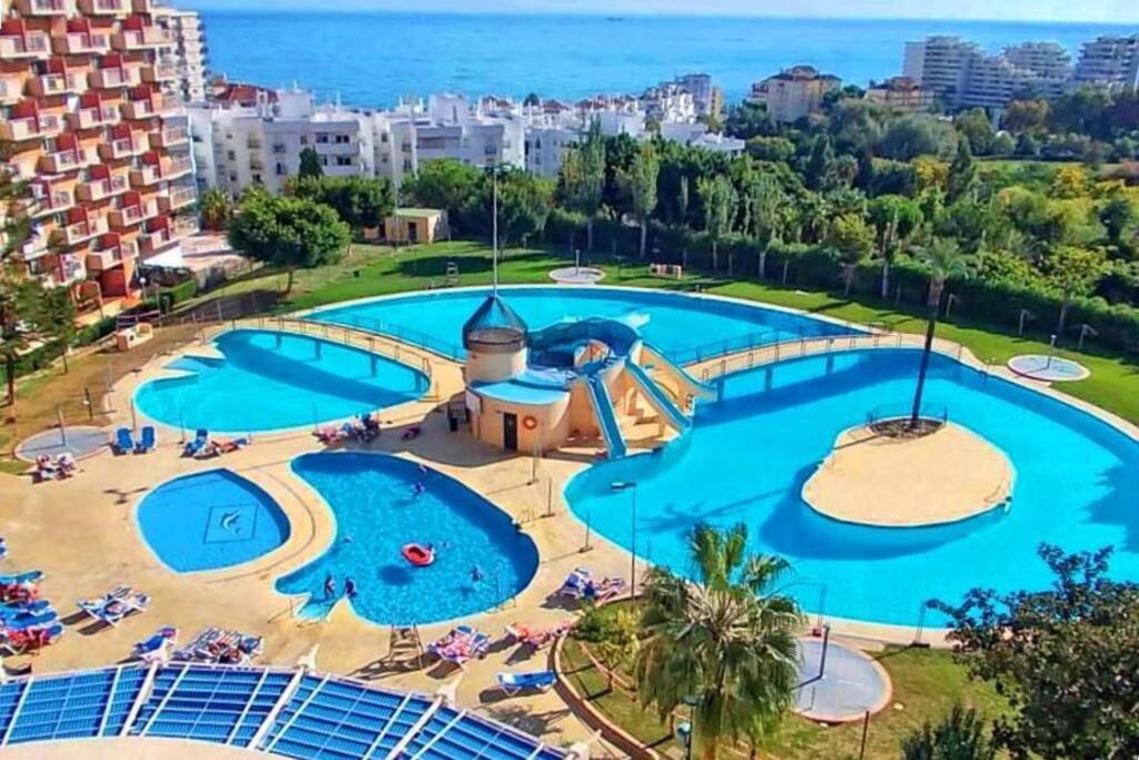 Benalmadena Estudio Jjupiter 250 M Del Mar Con Vistas Al Mar Piscinas ภายนอก รูปภาพ